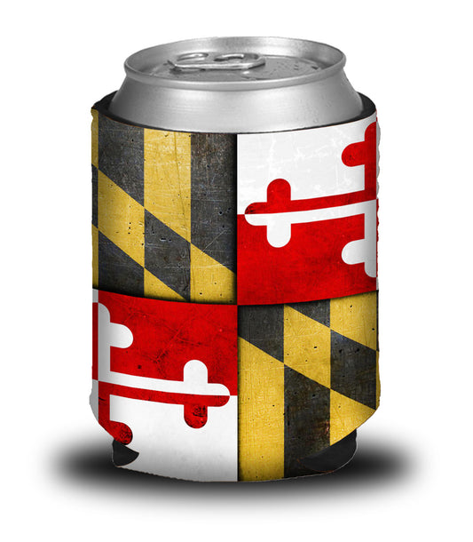 MARYLAND FLAG KOOZIE