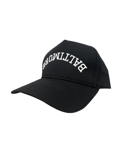 UPSIDE DOWN BALTIMORE HAT, BLACK