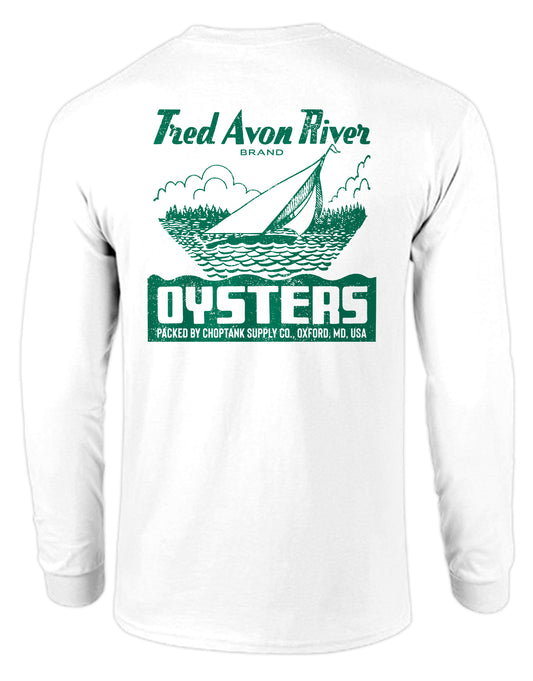 TRED AVON RIVER BRAND OYSTERS, ADULT LS