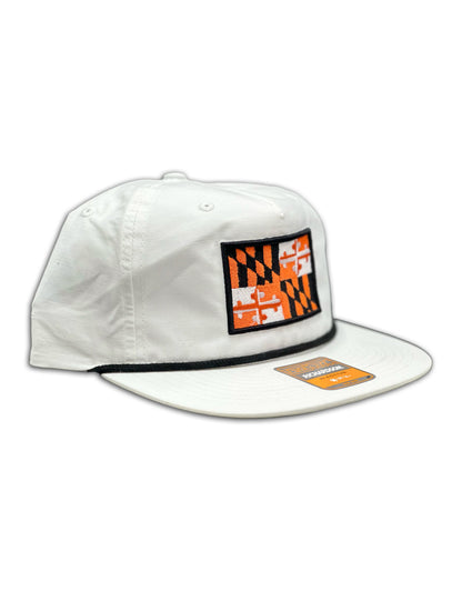 BIRDLAND STATE FLAG HAT, WHITE